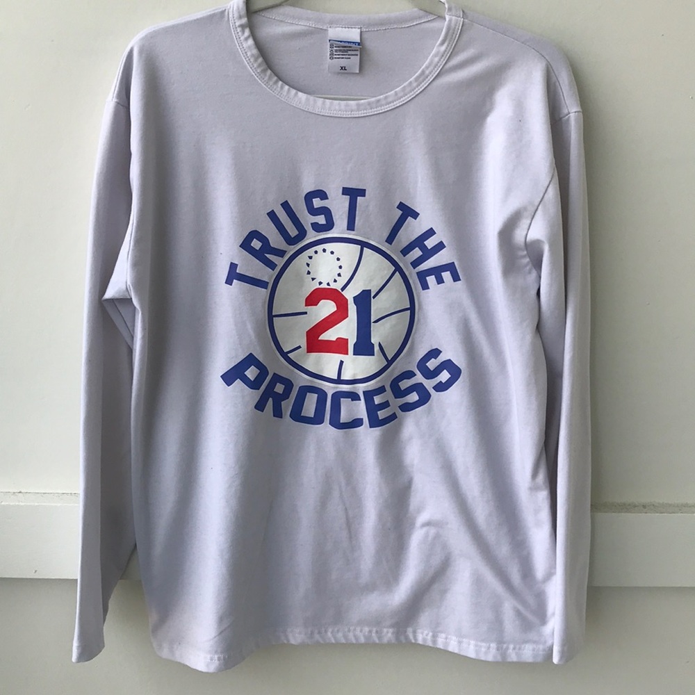 76ers Long Sleeve Tshirt